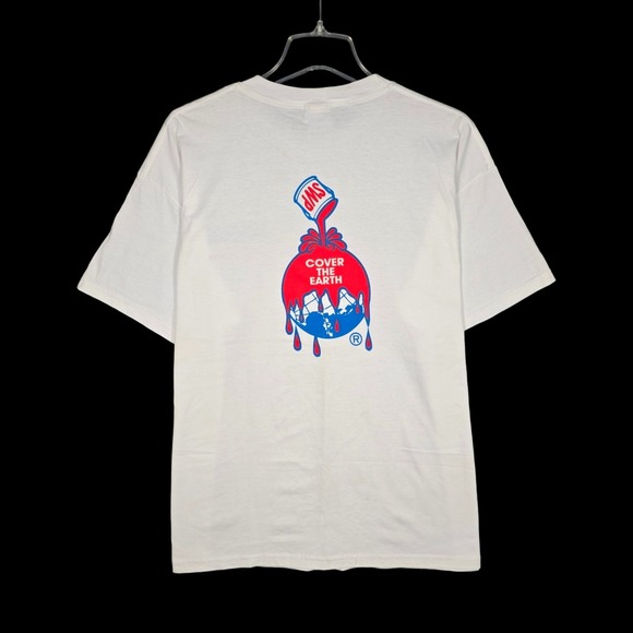 Vintage Sherwin Williams T-Shirt Mens XL Cover The Earth White Painter Graphic